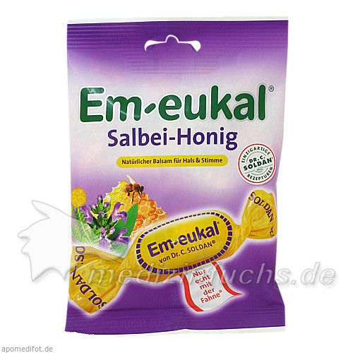 EM EUKAL BONBON Salbei Honig ZH, 75 G