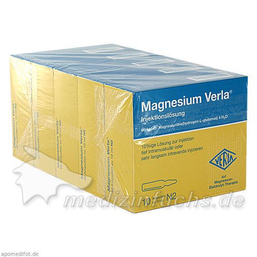 MAGNESIUM VERLA i.v./i.m., 50X10 ML