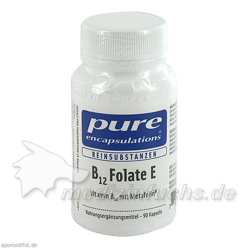 PURE ENCAPSULATIONS B12 Folate E Kapseln, 90 ST