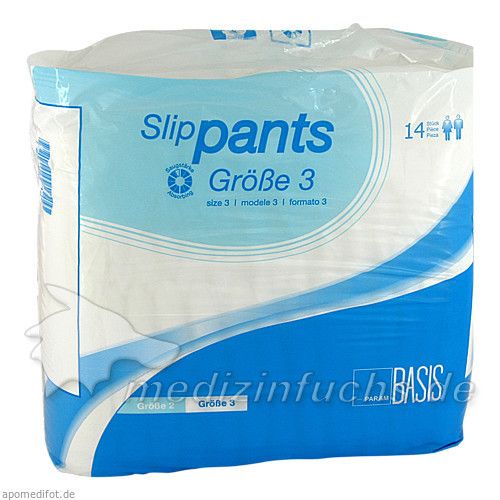 PARAM SLIP PANTS Basis Gr.III, 14 ST