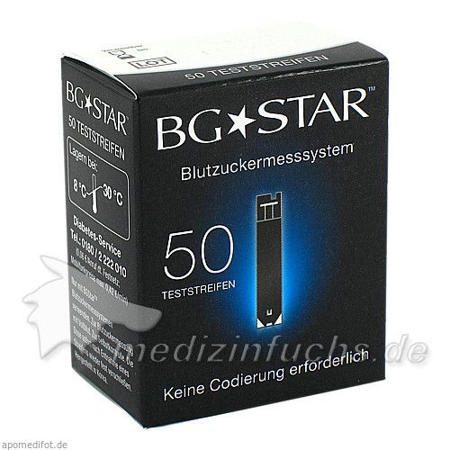 BGStar Teststreifen, 50 ST