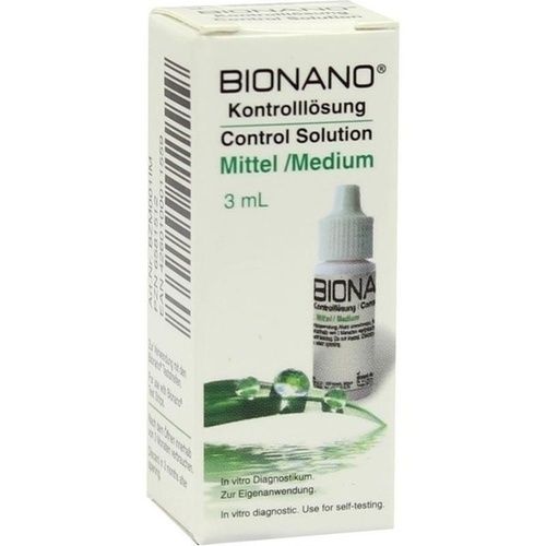 Bionano Blutzucker-Kontrolllösung mittel, 1 ST