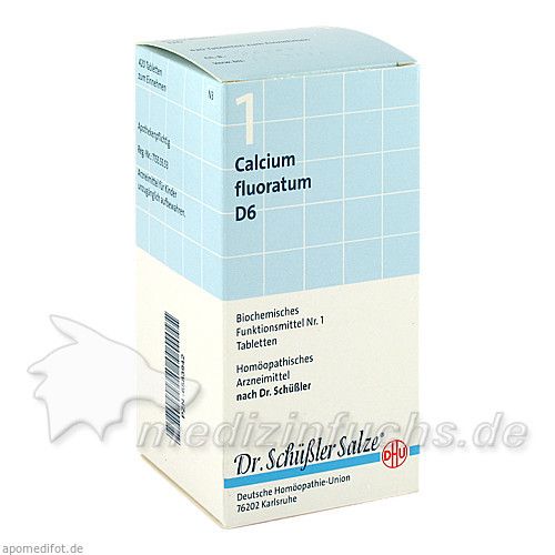 BIOCHEMIE DHU 1 Calcium fluoratum D 6 Tabl., 420 ST