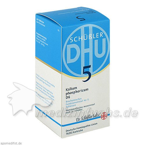 BIOCHEMIE DHU 5 Kalium phosphoricum D 6 Tabl., 420 ST