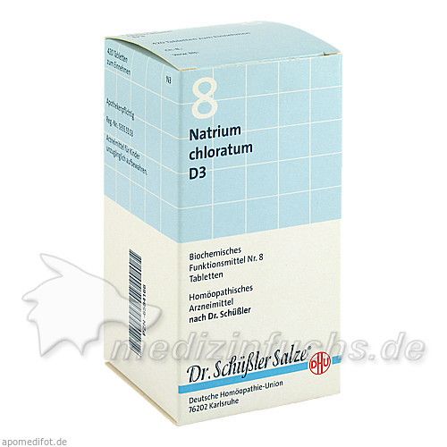 BIOCHEMIE DHU 8 Natrium chloratum D 3 Tabl., 420 ST