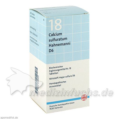 BIOCHEMIE DHU 18 Calcium sulfuratum D 6 Tabl., 420 ST