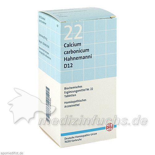 BIOCHEMIE DHU 22 Calcium carbonicum D12 Tabl., 420 ST