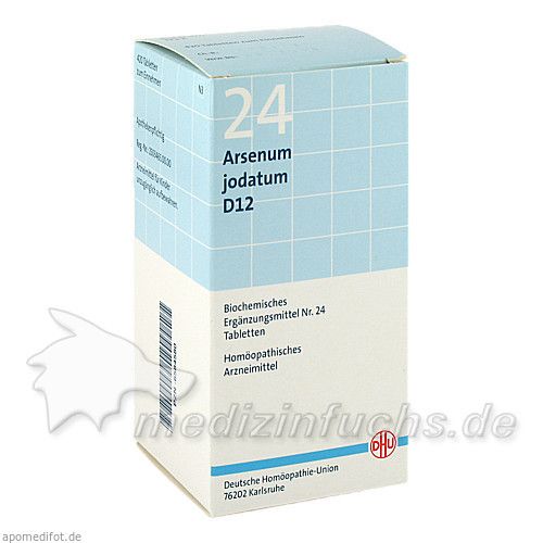 BIOCHEMIE DHU 24 Arsenum jodatum D12 Tabl., 420 ST