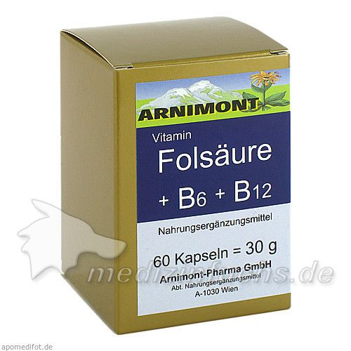 Folsäure + B6 + B12, 60 ST