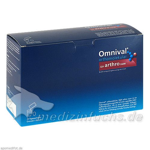 OMNIVAL orthomolekular 2OH arthro norm 30Gran/Kap, 1 P