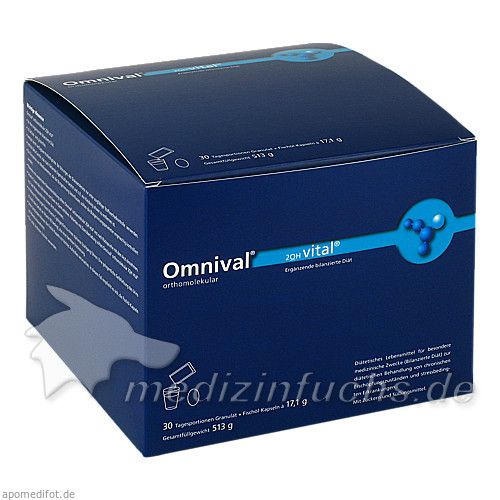 OMNIVAL orthomolekular 2OH vital 30 TP Gran+Kaps., 1 P