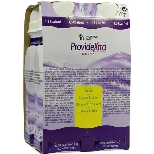 ProvideXtra DRINK Limone Trinkflasche, 4X200 ML