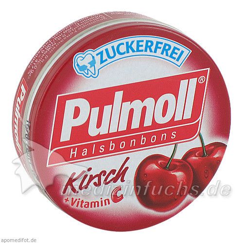 PULMOLL HUSTENBONBON WILDKIRSCHE ZUCKERFREI, 20 G