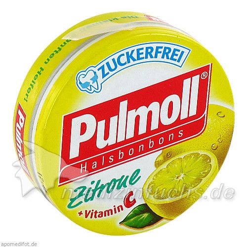 PULMOLL HUSTENBONBON ZITRONE ZUCKERFREI, 20 G