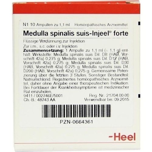 MEDULLA SPI SUIS INJ F ORG, 10 ST