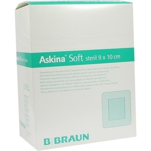 ASKINA SOFT STERIL 9X10CM HYPOALLERGENER WUNDVERBA, 50 ST