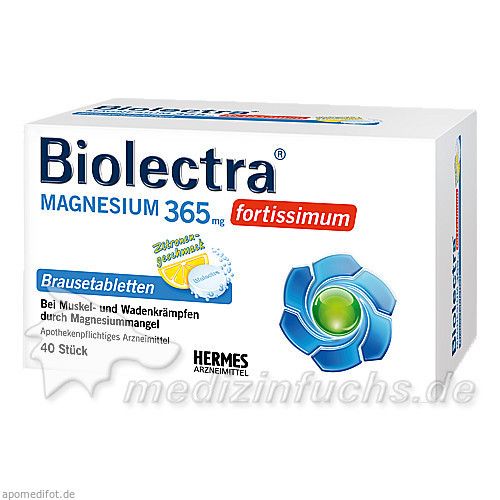 Biolectra Magnesium 365 fortissimum Zitrone, 40 ST