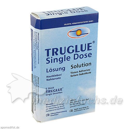 TRUGLUE Single Dose 05 Haut Gewebekleber Trusetal, 5 ST