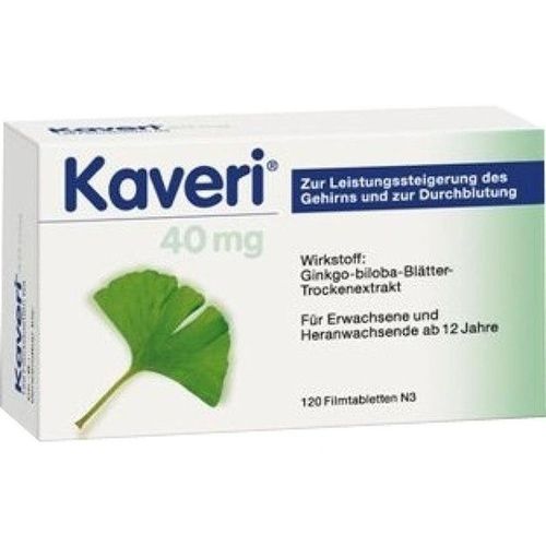 KAVERI 40 mg Filmtabletten, 120 ST