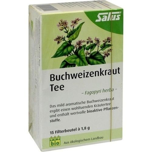 Buchweizenkraut Tee Fagopyri herba bio Salus, 15 ST