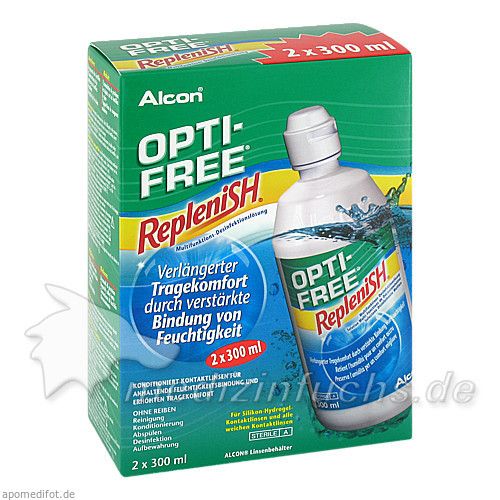 Optifree Replenish, 2X300 ML