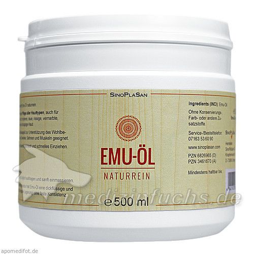 EMU-Öl naturrein 100%, 500 ML