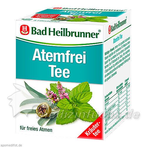 Bad Heilbrunner Atemfrei Tee, 8 ST