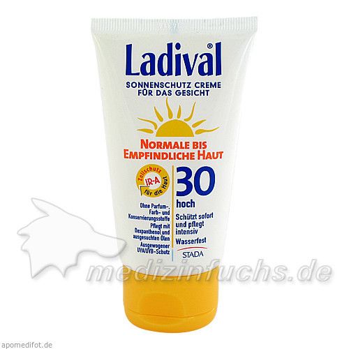 Ladival norm.b.empf.Haut f.d.Gesicht LSF30, 75 ML