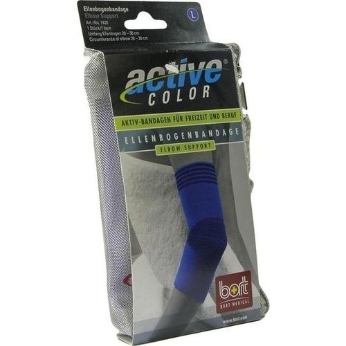 BORT ActiveColor Ellenbogenbandage blau large, 1 ST