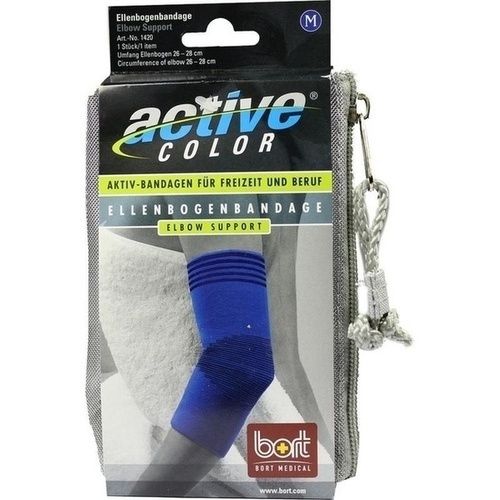 BORT ActiveColor Ellenbogenbandage blau medium, 1 ST