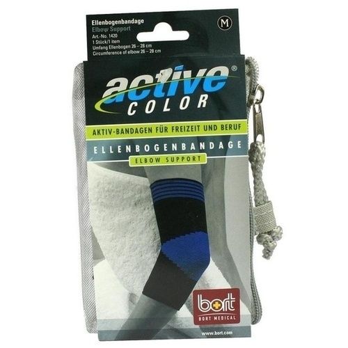 BORT ActiveColor Ellenbogenbandage schwarz medium, 1 ST