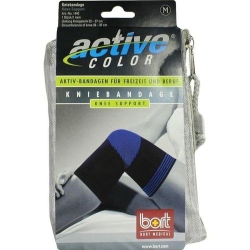 BORT ActiveColor Kniebandage schwarz medium, 1 ST