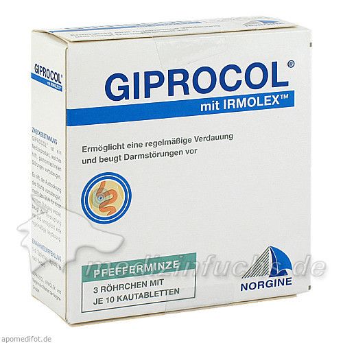 GIPROCOL Kautabletten Pfefferminz, 3X10 ST