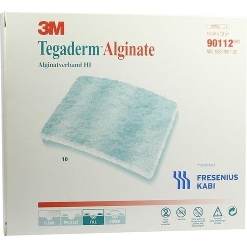 Tegaderm Alginate FK 10x10cm Kompressen, 10 ST