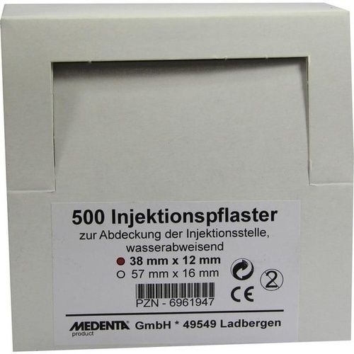 INJEKTIONSPFLASTER 38X12MM, 500 ST