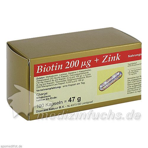 Biotin 200 + Zink, 100 ST