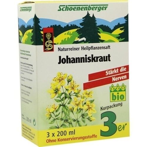 JOHANNISKRAUT SCHOENENBERGER HEILPFLANZENSÄFTE, 3X200 ML