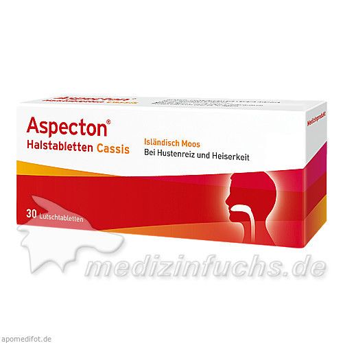 Aspecton Halstabletten Cassis, 30 ST