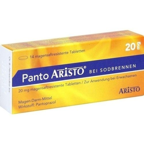 Panto Aristo bei Sodbrennen 20mg msr. Tabletten, 14 ST