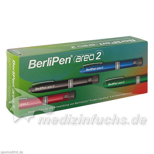 BerliPen areo 2 rot f. 3ml Patrone, 1 ST