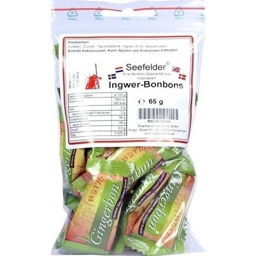 Ingwer-Bonbons KDA Seefelder, 65 G