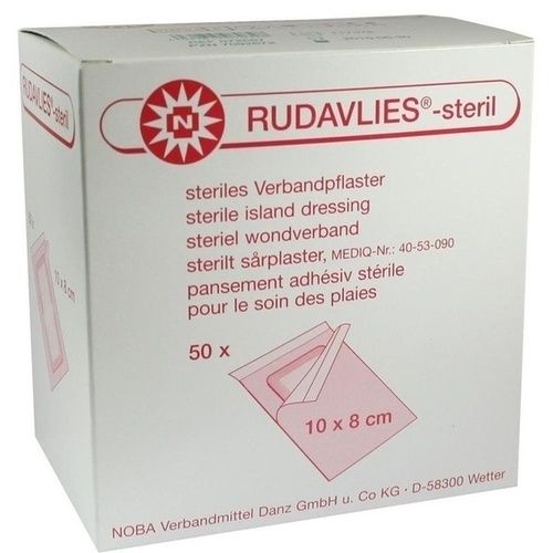 RUDAVLIES STERIL 10CMX8CM VERBANDPFLASTER, 50 ST