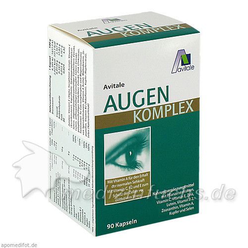 Augen Komplex Kapseln, 90 ST