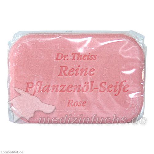 Dr.Theiss Rose reine Pflanzenölseife, 100 G