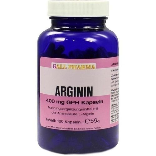 Arginin 400mg GPH Kapseln, 120 ST