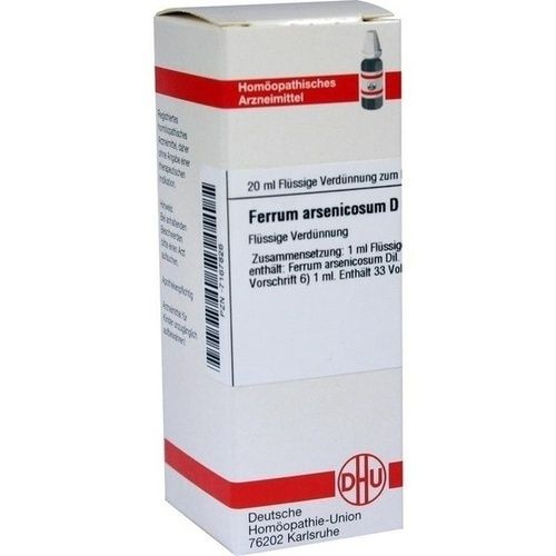 FERRUM ARSENIC D 6, 20 ML