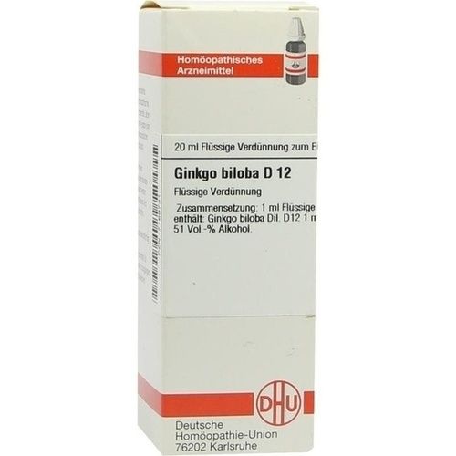 GINKGO BILOBA D12, 20 ML