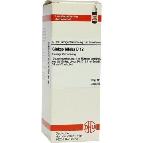 GINKGO BILOBA D12, 50 ML