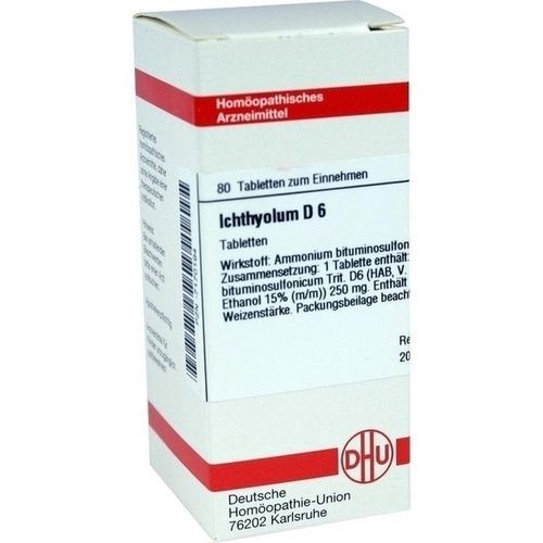 ICHTHYOLUM D 6, 80 ST