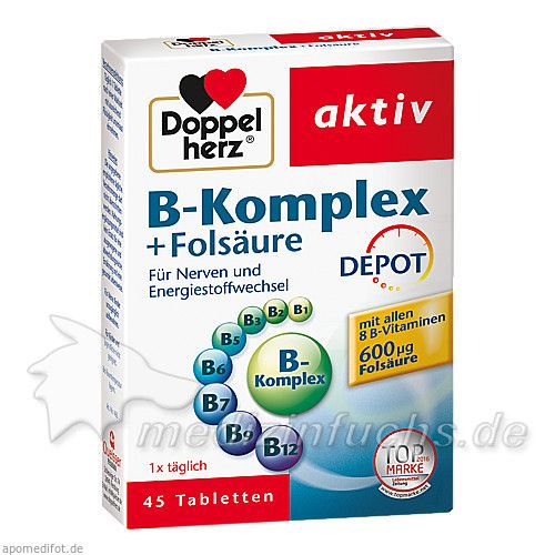 Doppelherz B-Komplex + Folsäure, 45 ST